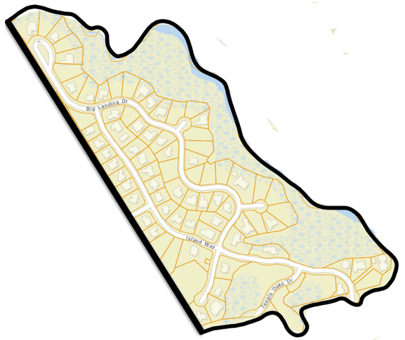 Big Landing Plantation Community Map